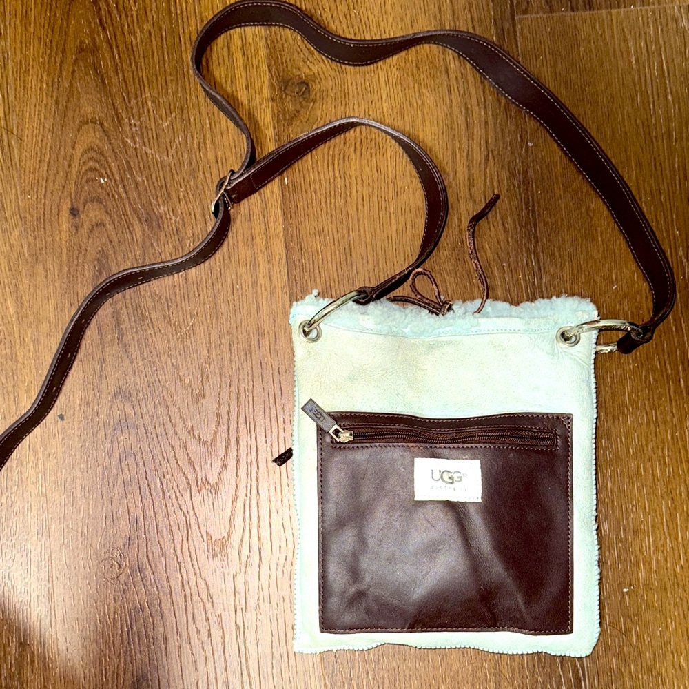 UGG light blue and Brown Messenger Bag UGG Australia